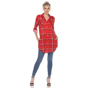 Plaid Tunic Shirt