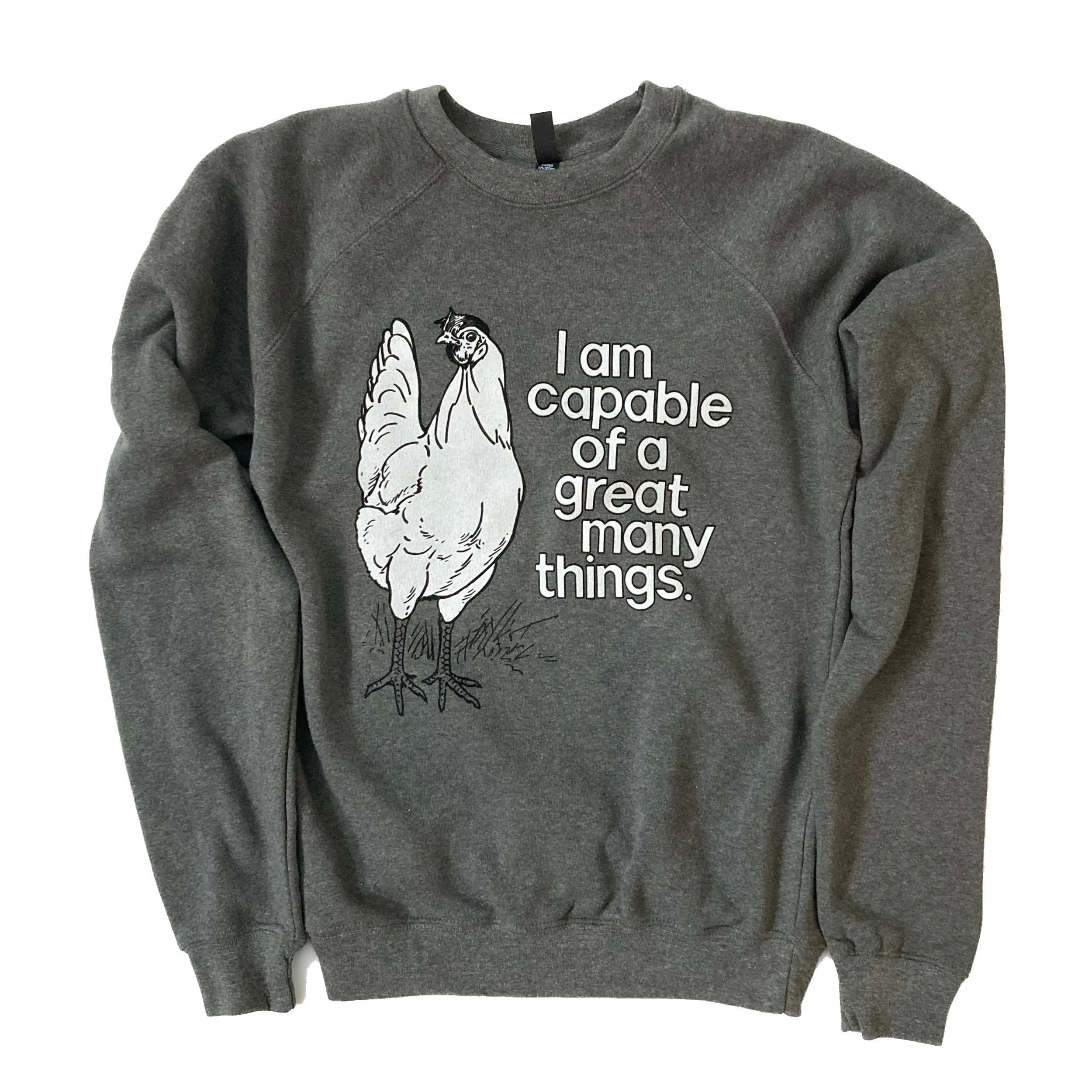 Positive Chicken Sweatshirt - Winter Grey