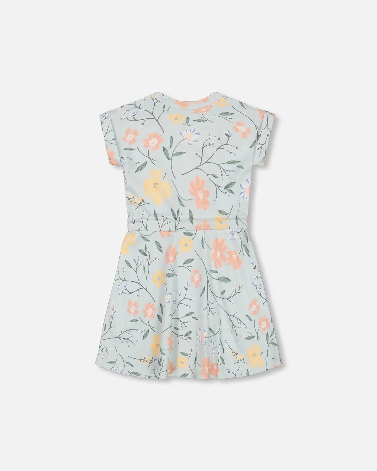Printed Flowers Dress/Deux Par Deux