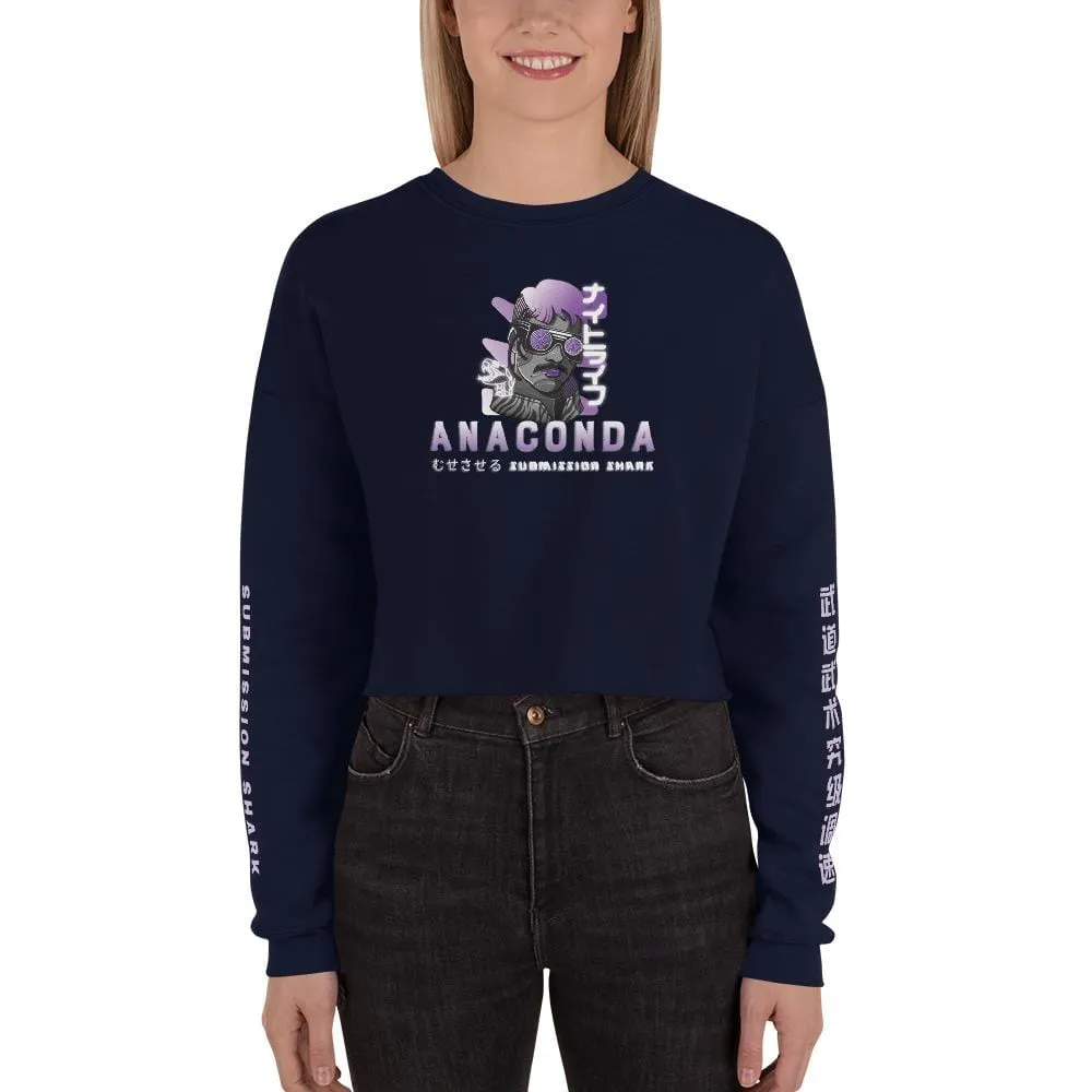 Professor Anaconda Choke ~ Crop Sweatshirt