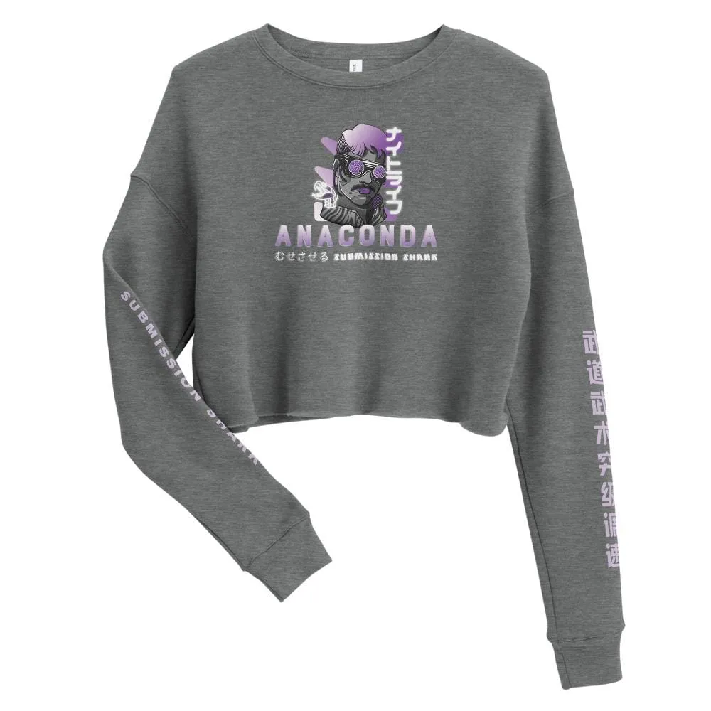 Professor Anaconda Choke ~ Crop Sweatshirt