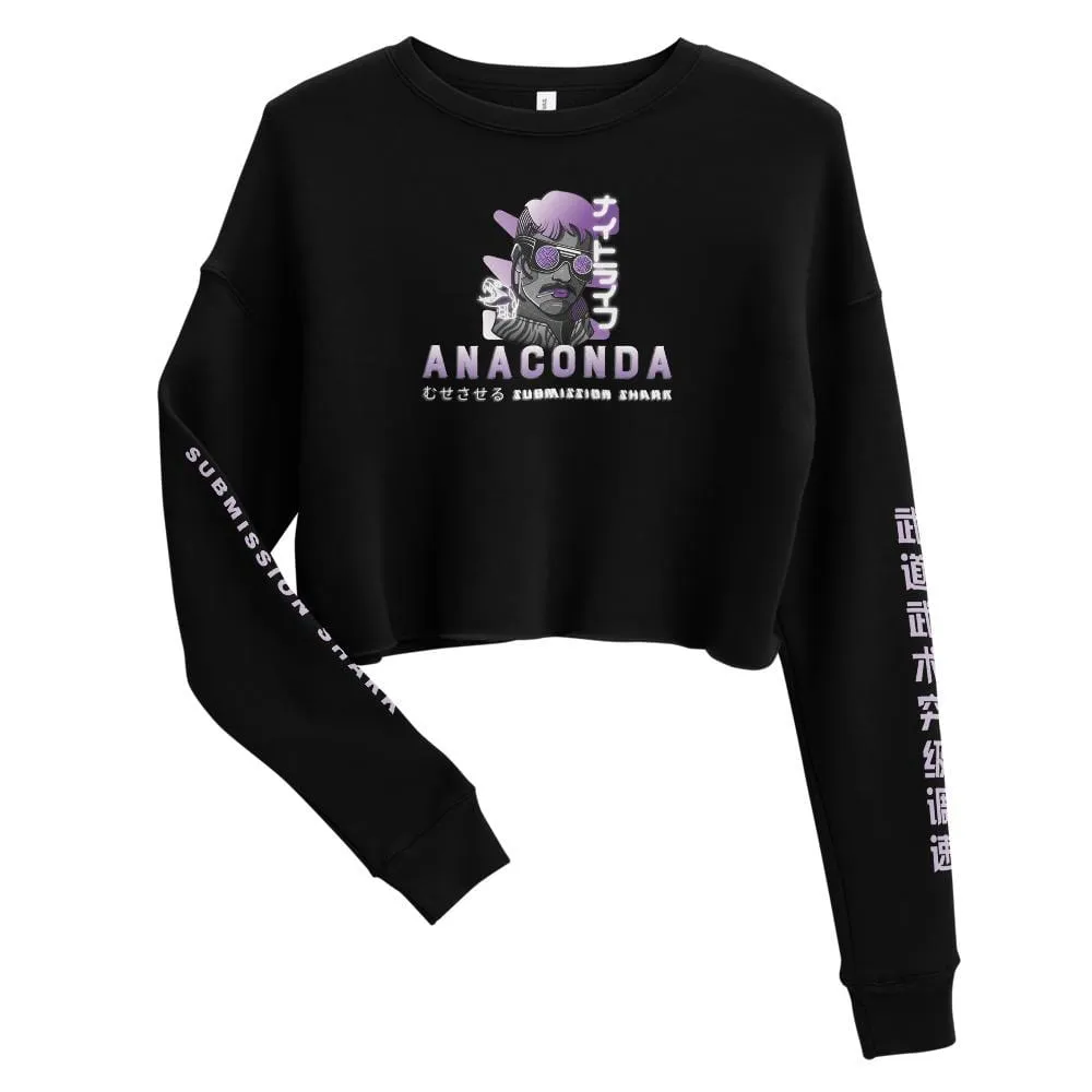 Professor Anaconda Choke ~ Crop Sweatshirt