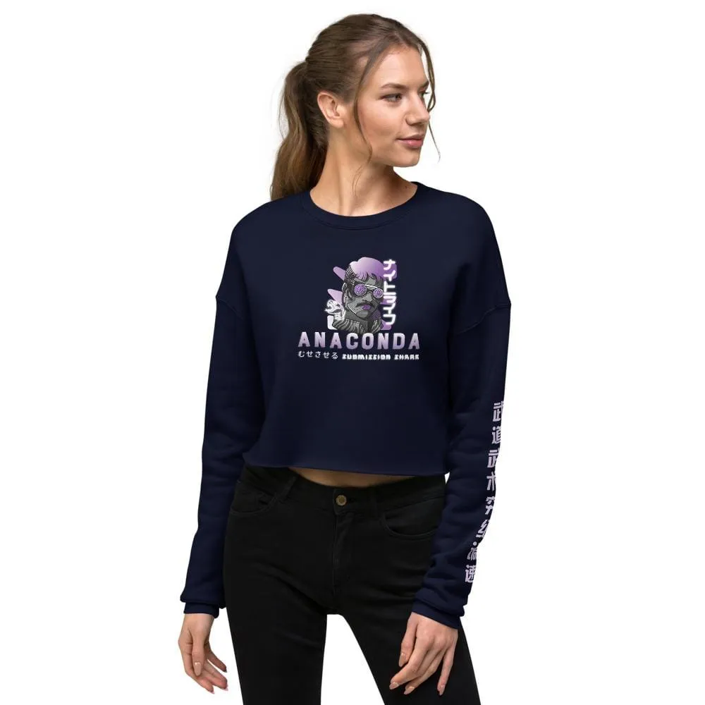 Professor Anaconda Choke ~ Crop Sweatshirt