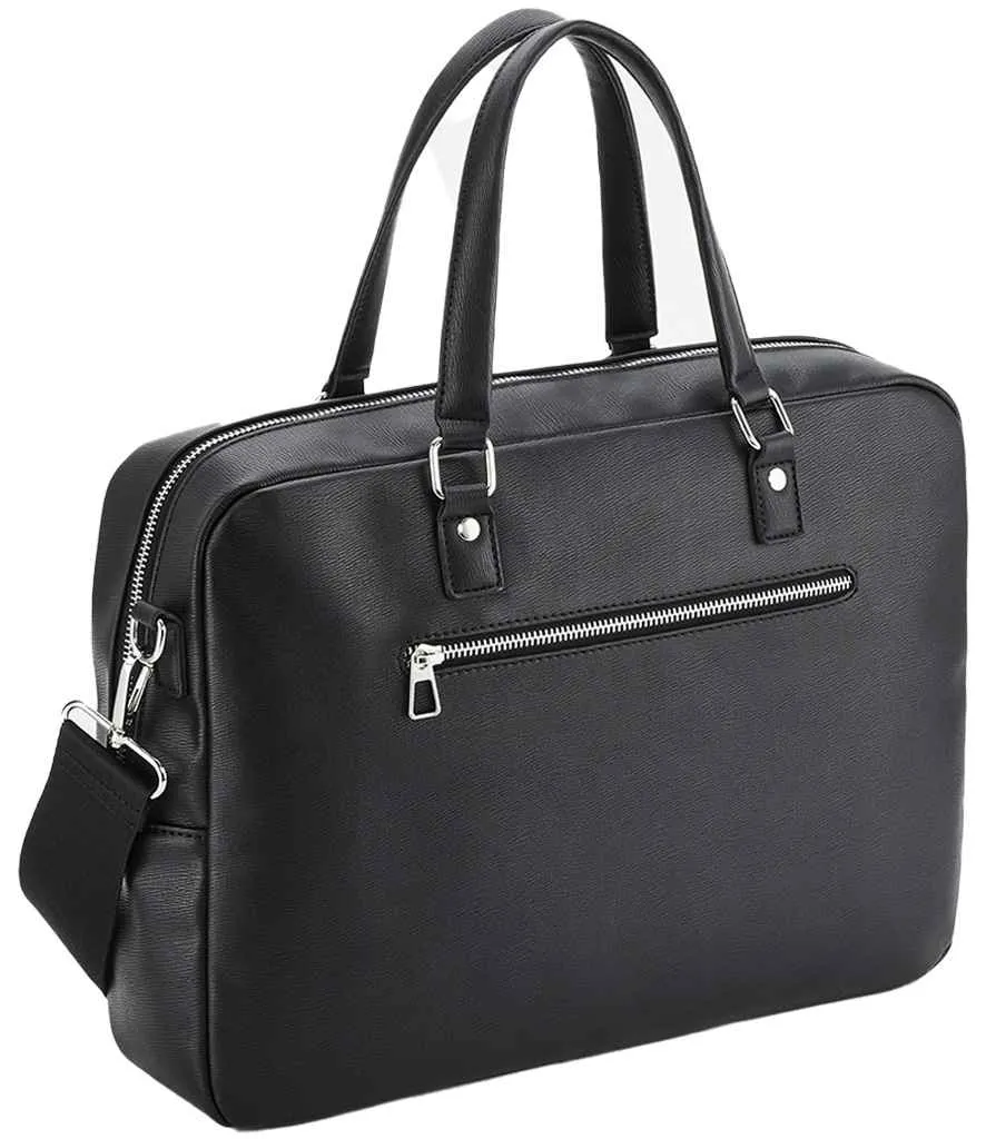 Quadra Tailored Luxe Briefcase | Black