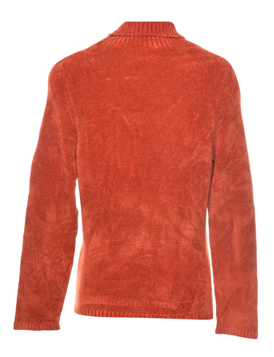 Rafaella Terracotta Jumper - M