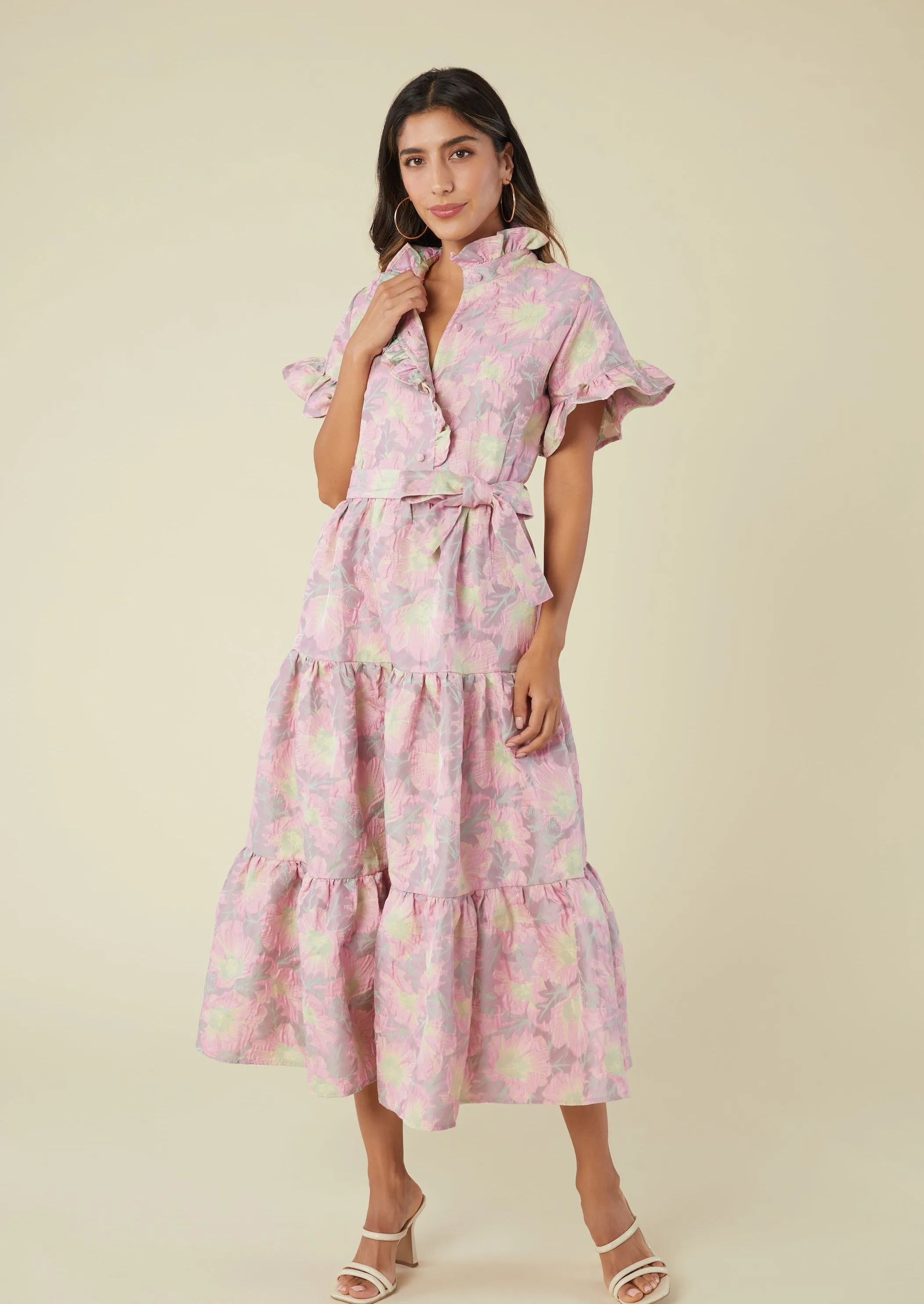 Sadie Maxi Dress Paradise Jacquard
