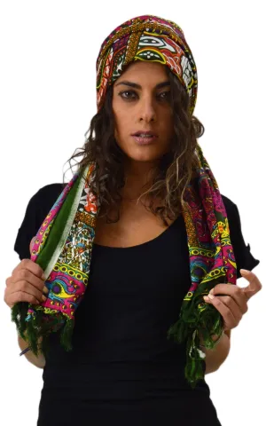 Shawl, Lungi, Sarong Colourful Print