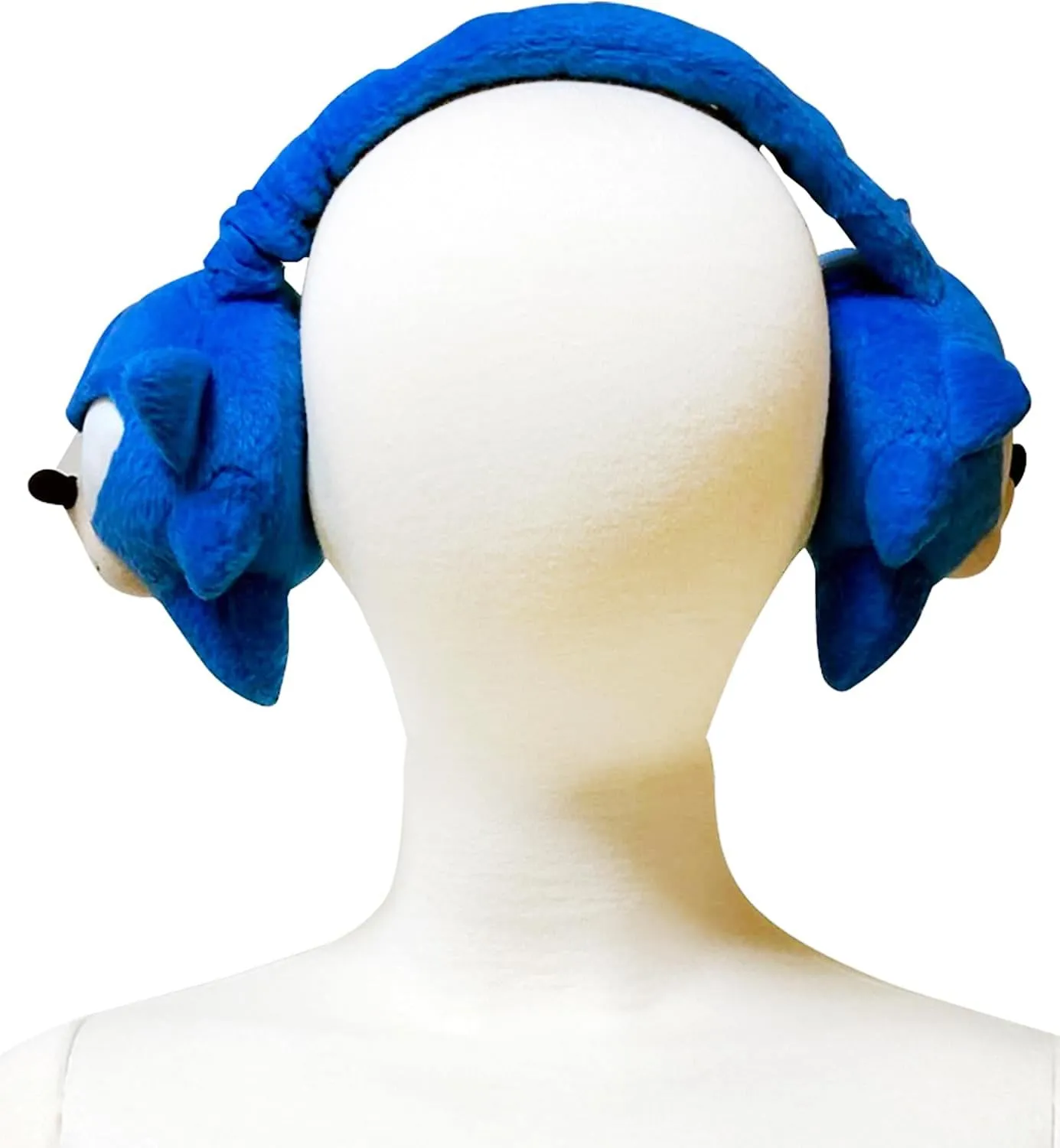 Sonic the Hedgehog Sonic Head Plush Ear Muffs | One Size Fits All