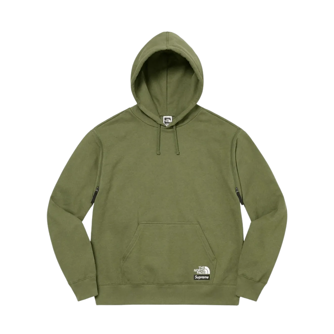Supreme x The North Face Convertible Hooded Sweatshirt 'Olive'