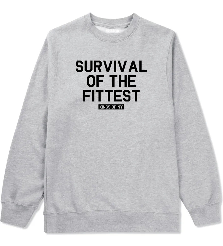 Survival Of The Fittest Mens Crewneck Sweatshirt