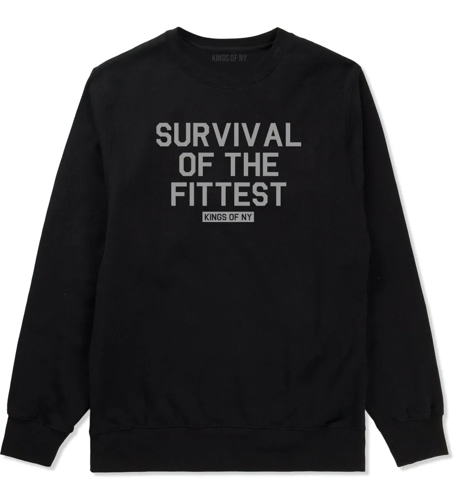 Survival Of The Fittest Mens Crewneck Sweatshirt