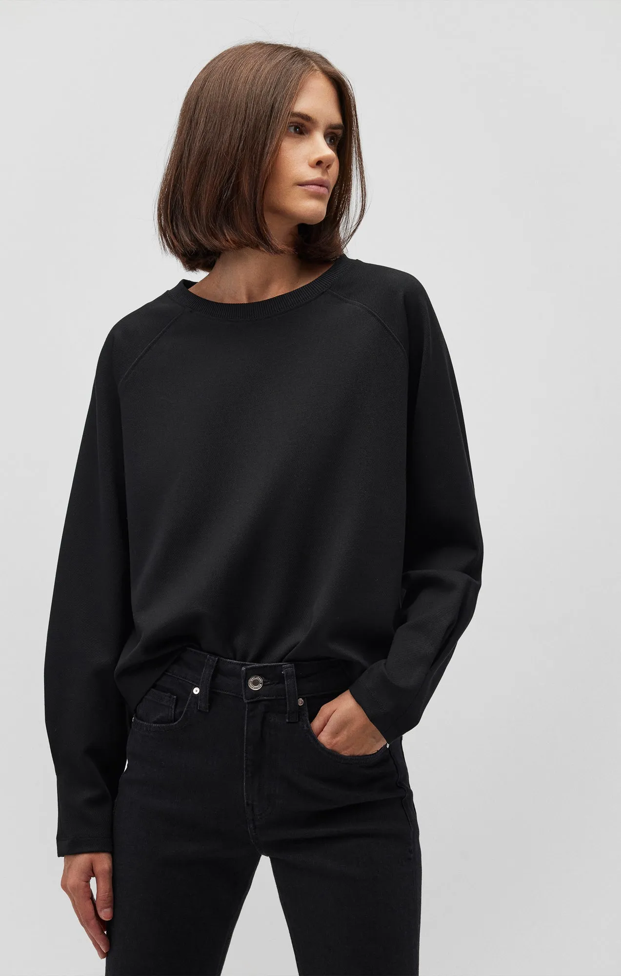 SWEATSHIRT IN BLACK