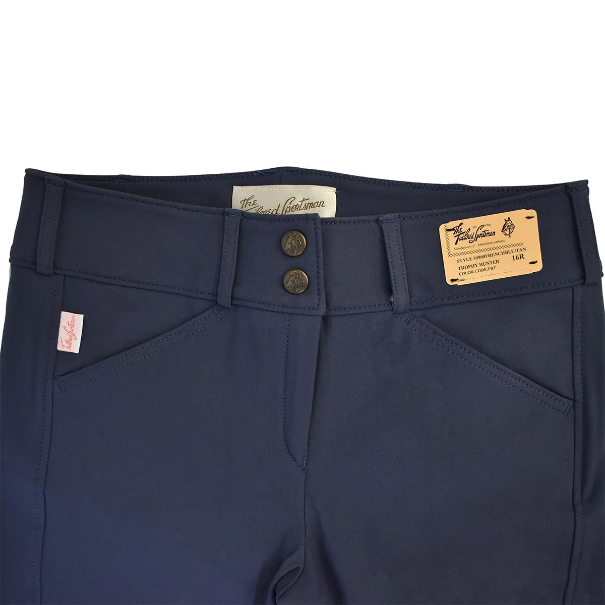Tailored Sportsman Vintage Mid Rise Front Zip Breeches