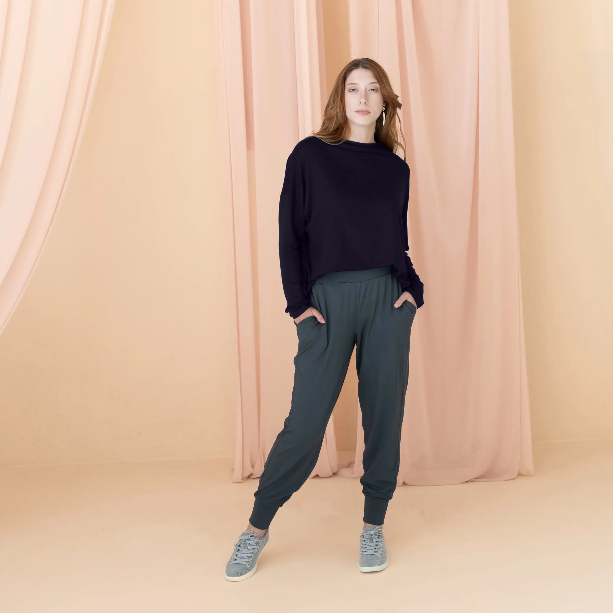 The Dressy Mock Neck Sweatshirt