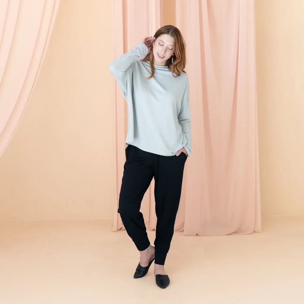 The Dressy Mock Neck Sweatshirt