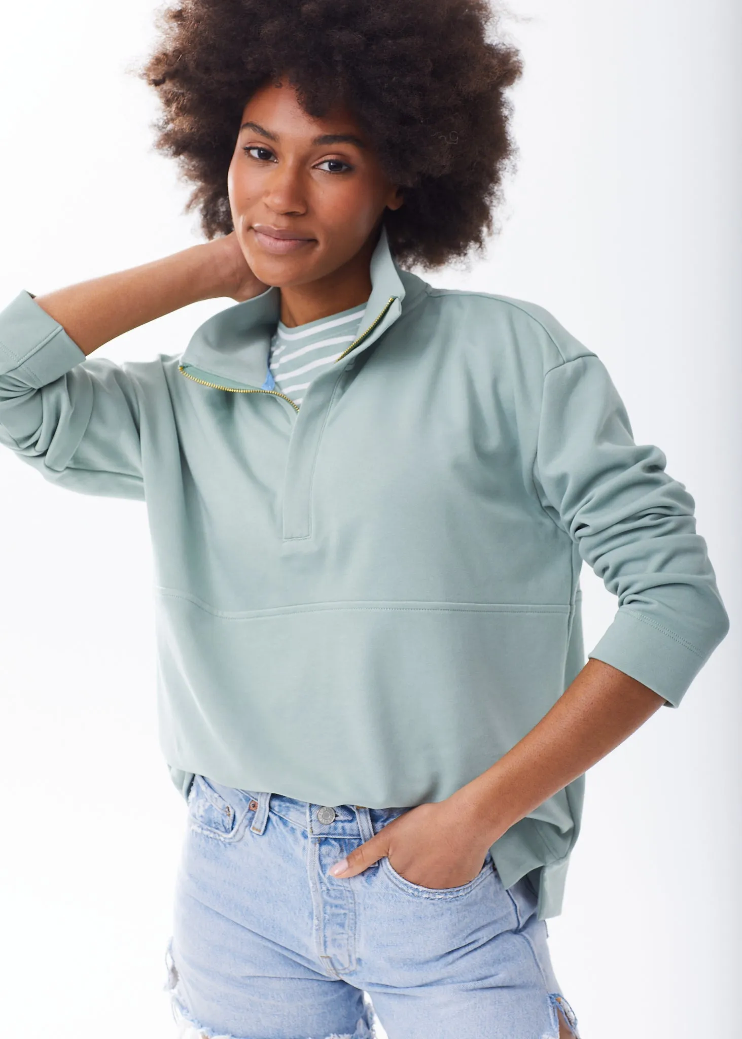 The Zip-Up Sweatshirt
