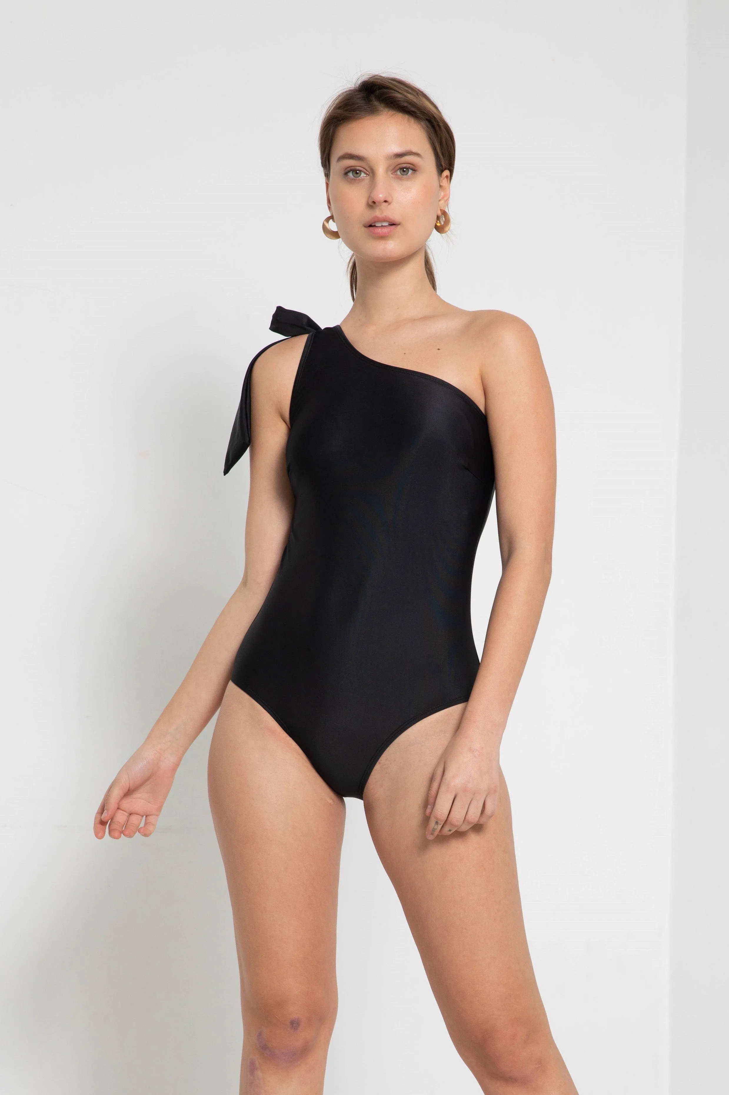 Tie Shoulder Romantic Swimsuit
