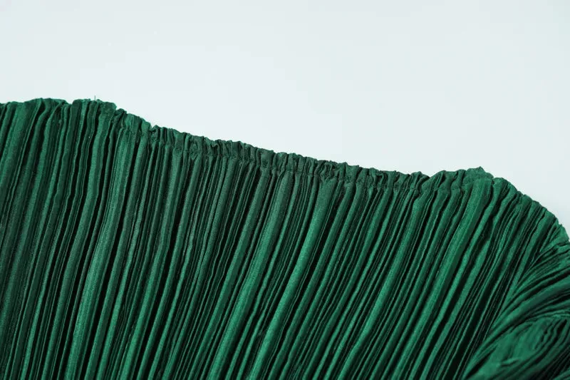 Whirlwind Pleated Affair Mini Dress