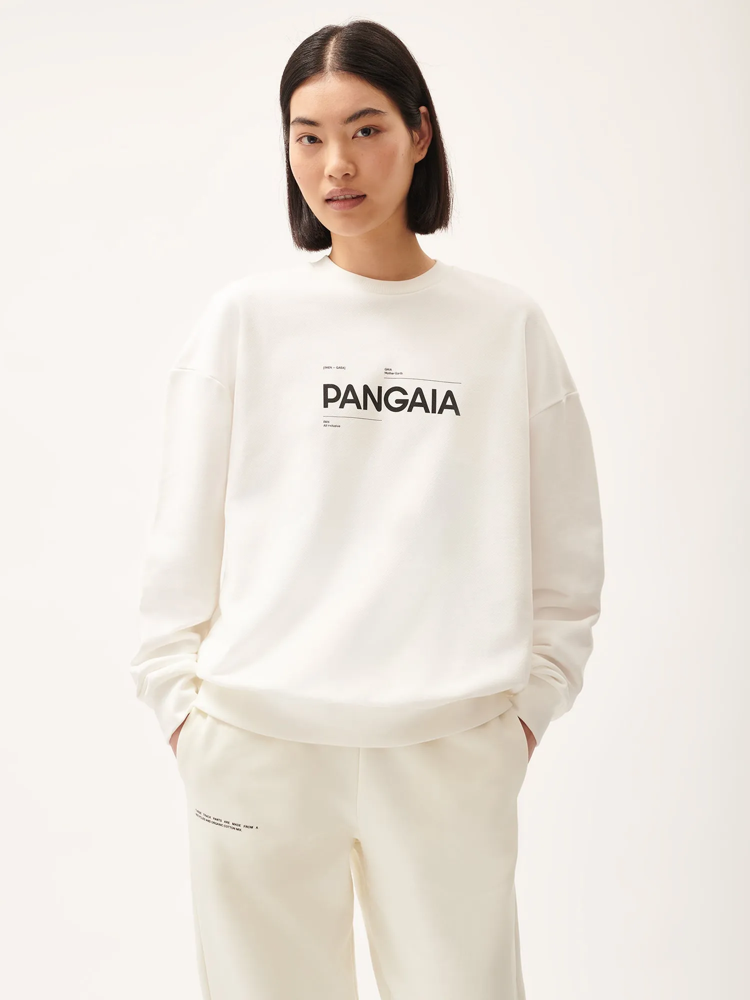 Womens 365 Midweight Definition Sweatshirt—off-white