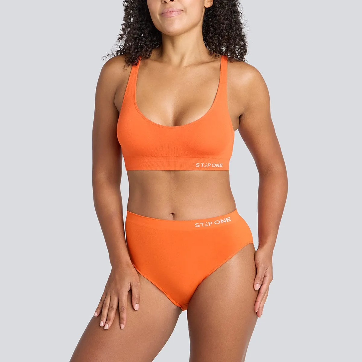 Women's SmoothFit Bikini Brief - Orange Crush