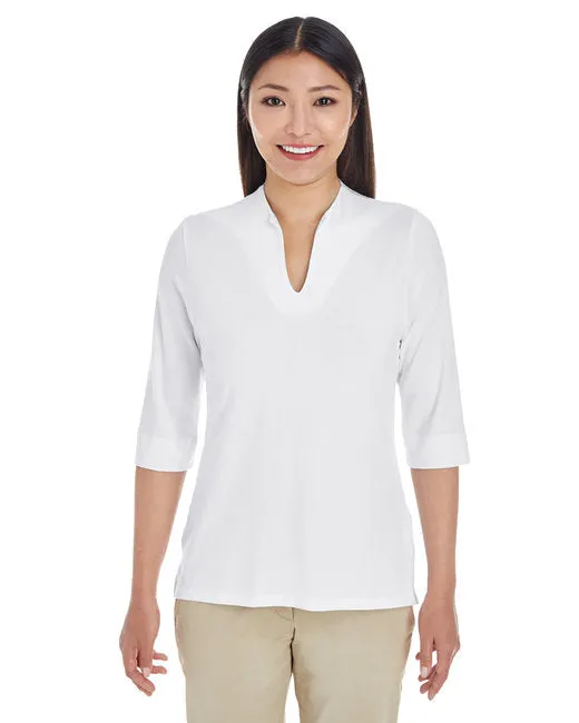 Women's Tailored Open Neckline Top