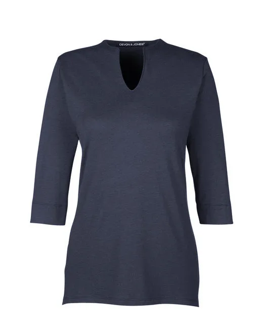 Women's Tailored Open Neckline Top